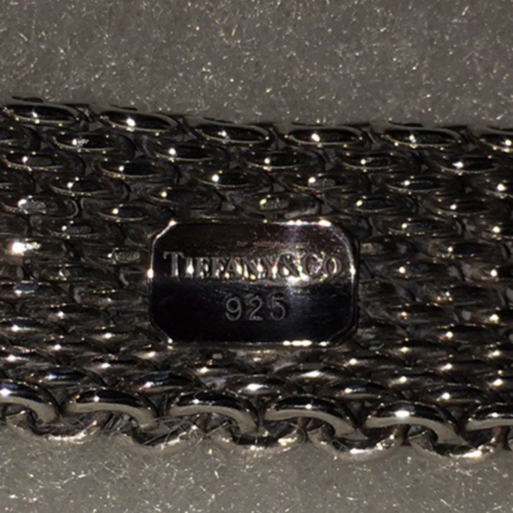 Tiffany & Co. Somerset Mesh Weave Bangle Bracelet - Picture 4 of 7